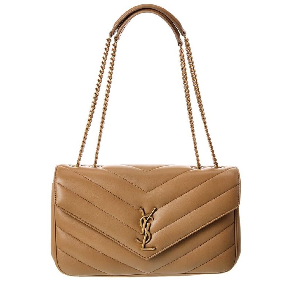 Saint Laurent Loulou Medium Leather Shoulder Bag